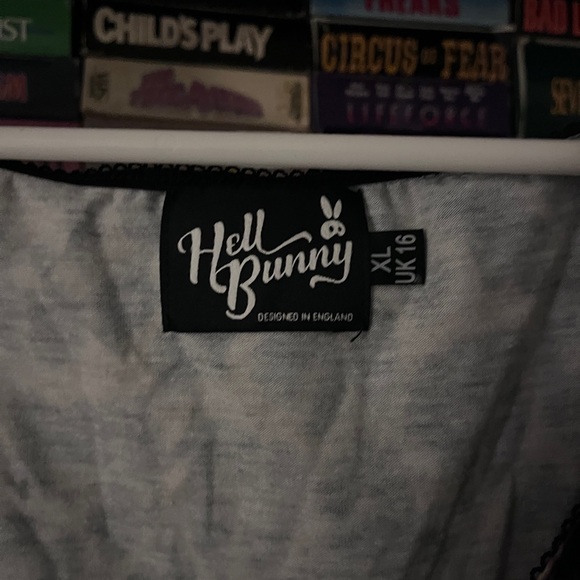 Rockabilly Goth Psychobilly Leopard PinUp Hell Bunny XL - Picture 2 of 3